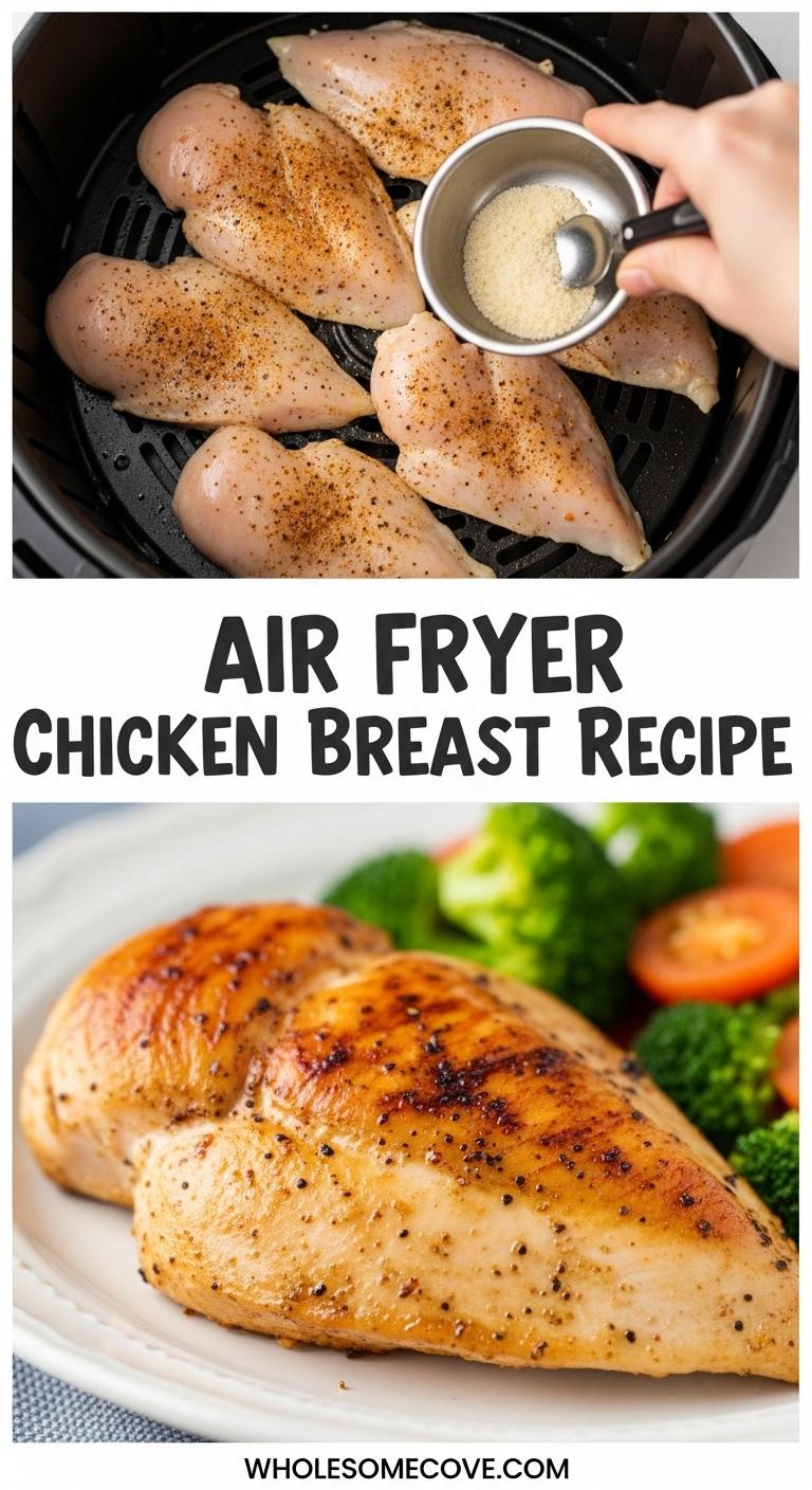Air Fryer Chicken Breast Recipe – Juicy & Flavorful Every Time Air Fryer Chicken Breast Recipe – Juicy & Flavorful Every Time