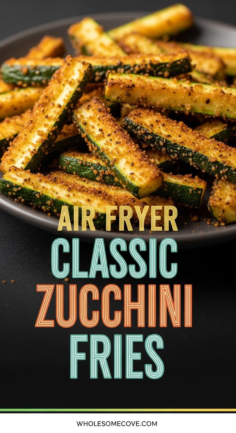 Air Fryer Classic Zucchini Fries Recipe – Easy Vegan Snack Air Fryer Classic Zucchini Fries Recipe – Easy Vegan Snack