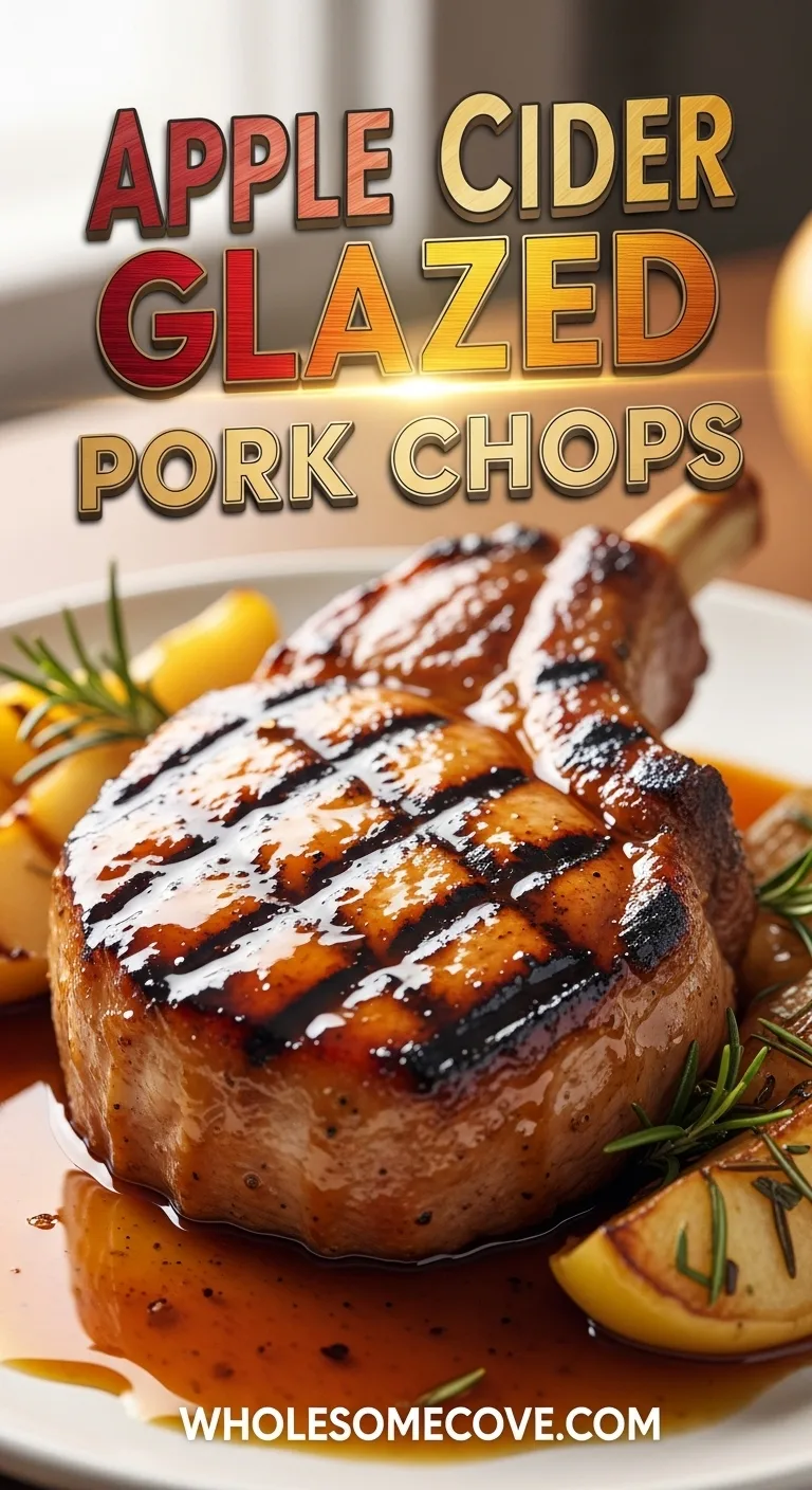 Apple Cider Pork Chops | Healthy Comfort Food for Fall