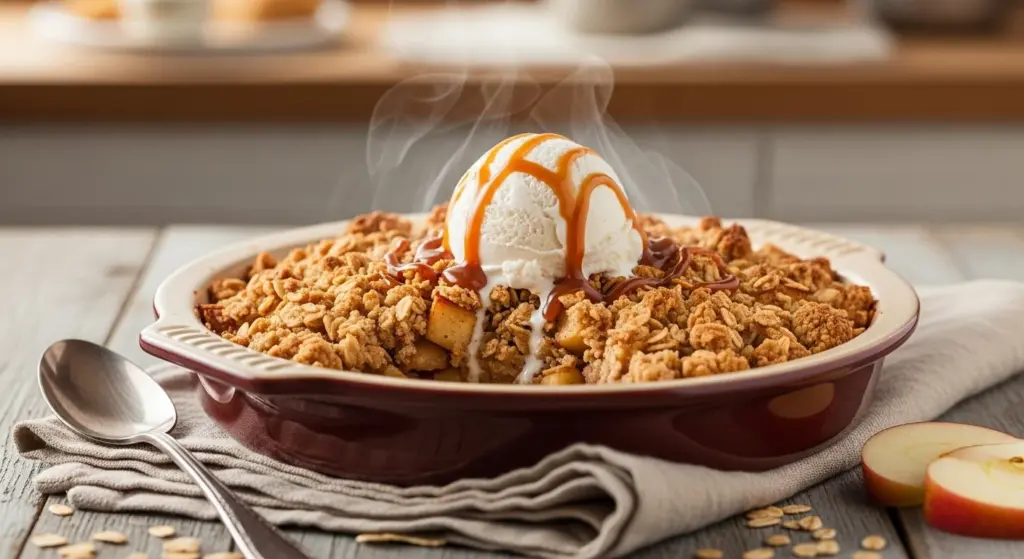 Apple Crisp Recipe – Cozy, Easy Fall Dessert for Families
