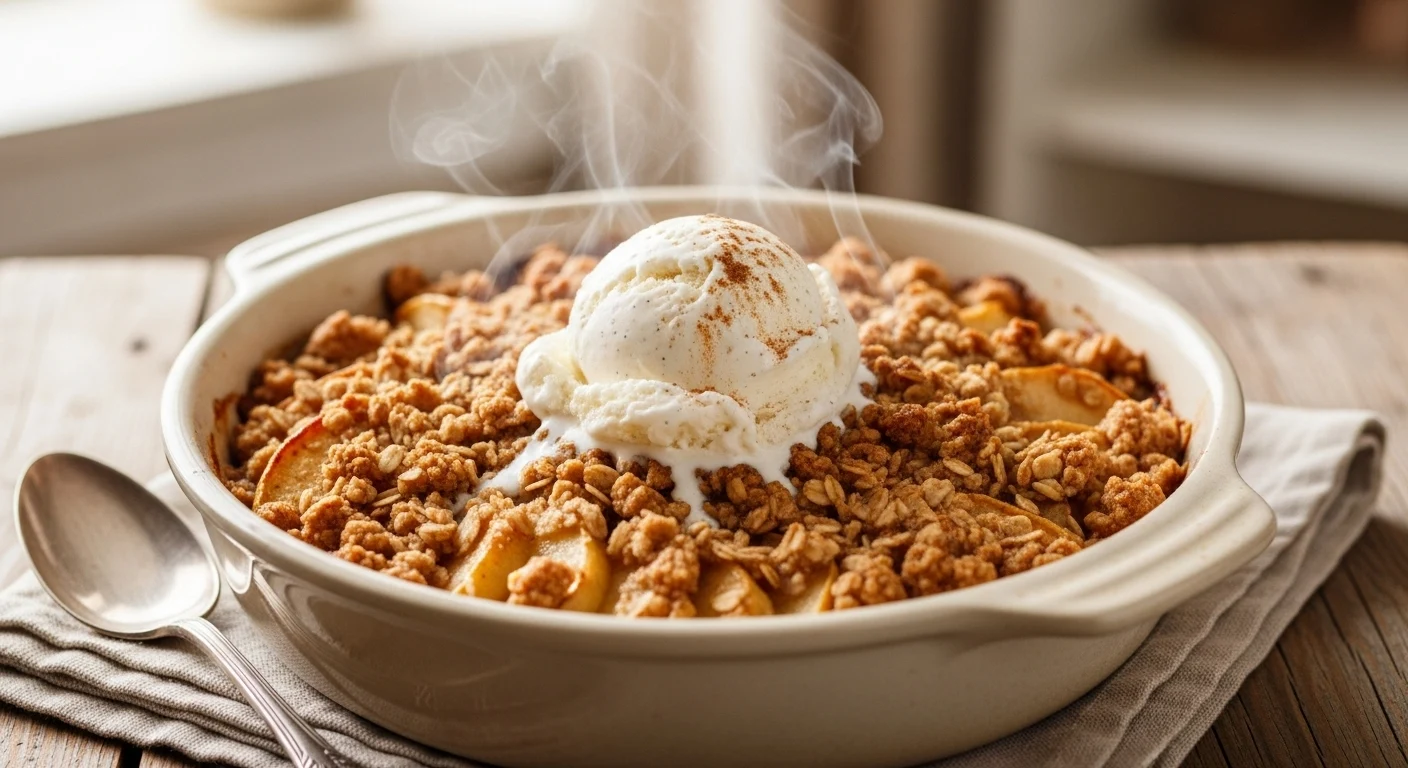 Apple Crisp Recipe – Cozy, Easy Fall Dessert for Families