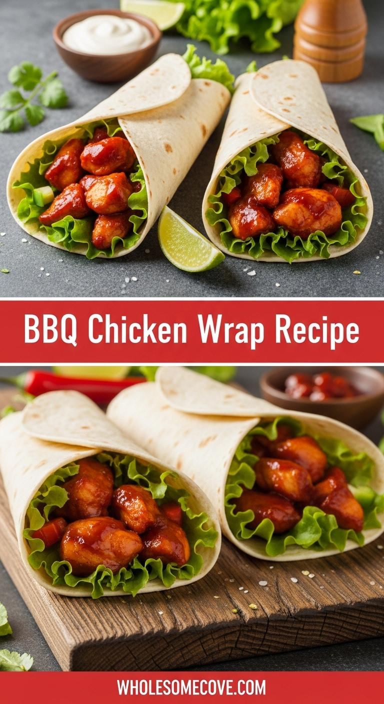 BBQ Chicken Wrap Recipe BBQ Chicken Wrap Recipe
