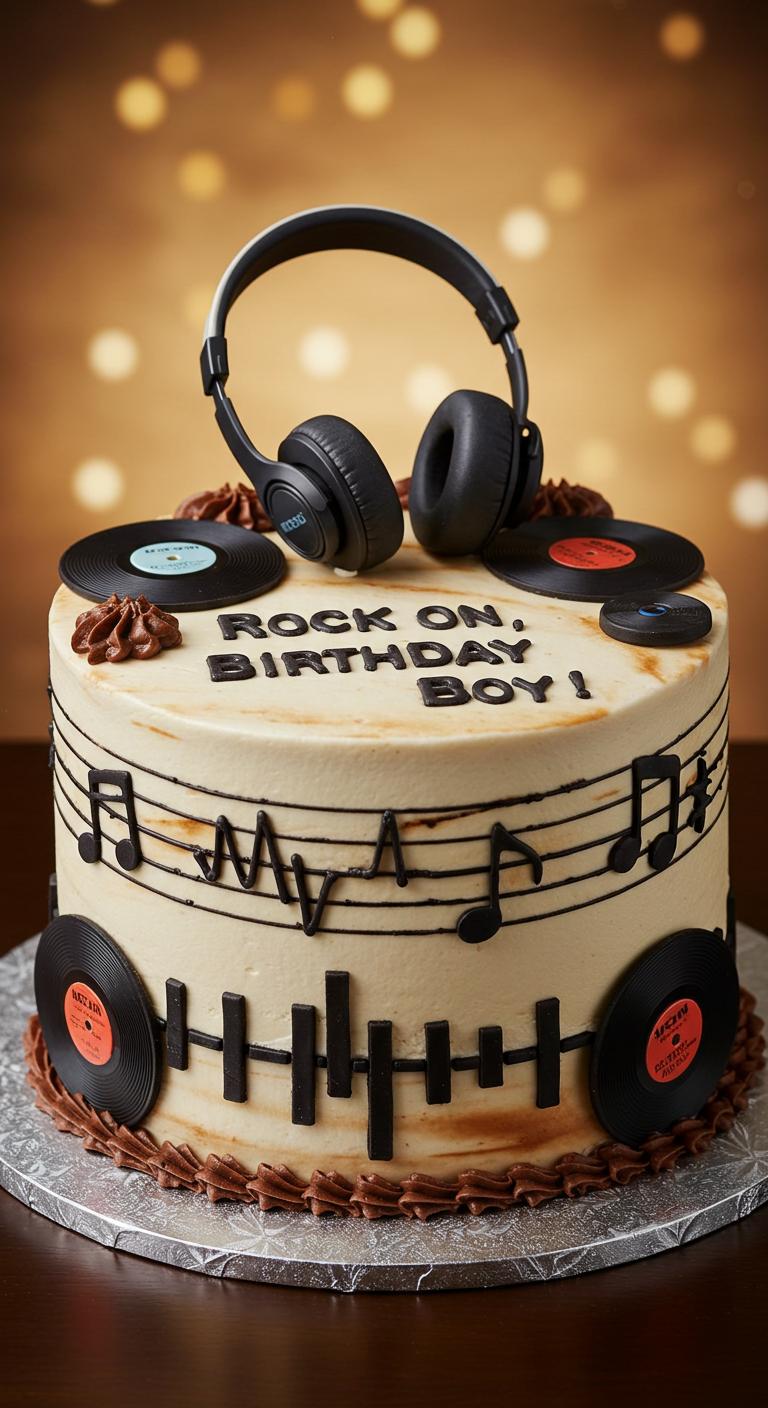 Rock On Music Birthday Cake Rock On Music Birthday Cake