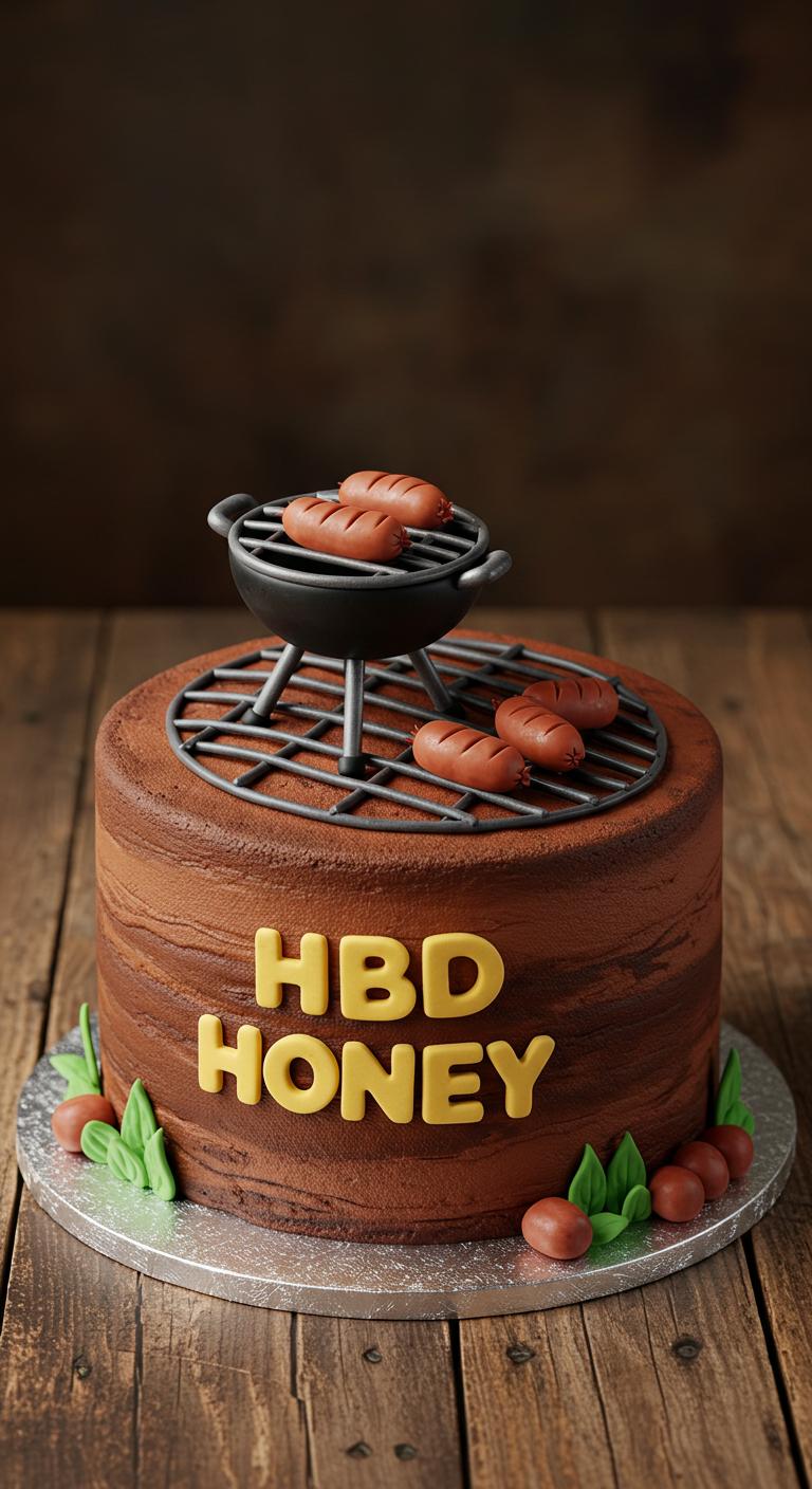 Grill Master BBQ Birthday Cake Grill Master BBQ Birthday Cake