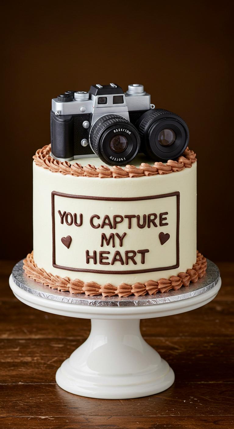 You Capture My Heart Camera Cake You Capture My Heart Camera Cake