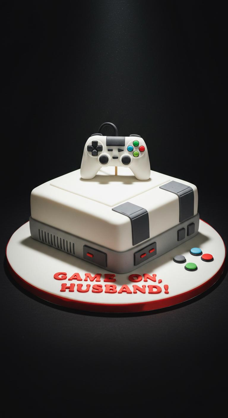 Classic Gamer Console Cake Classic Gamer Console Cake