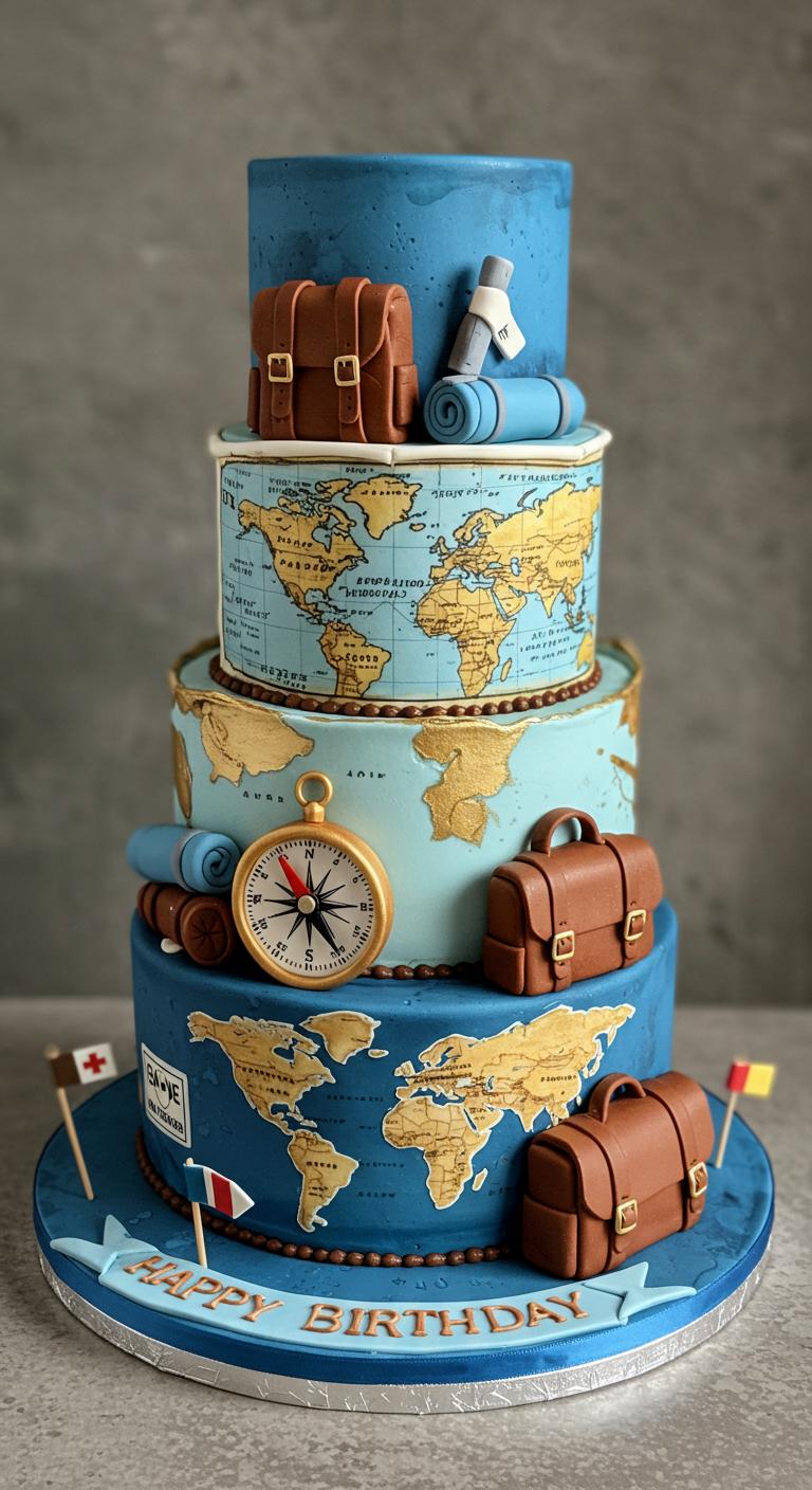 Grand World Explorer Travel Cake Grand World Explorer Travel Cake