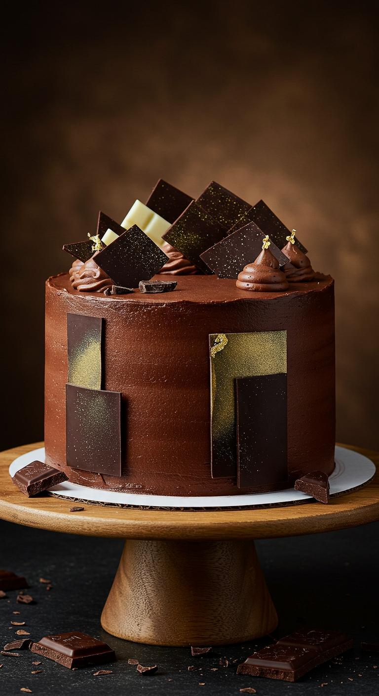 Decadent Chocolate Block Cake Decadent Chocolate Block Cake