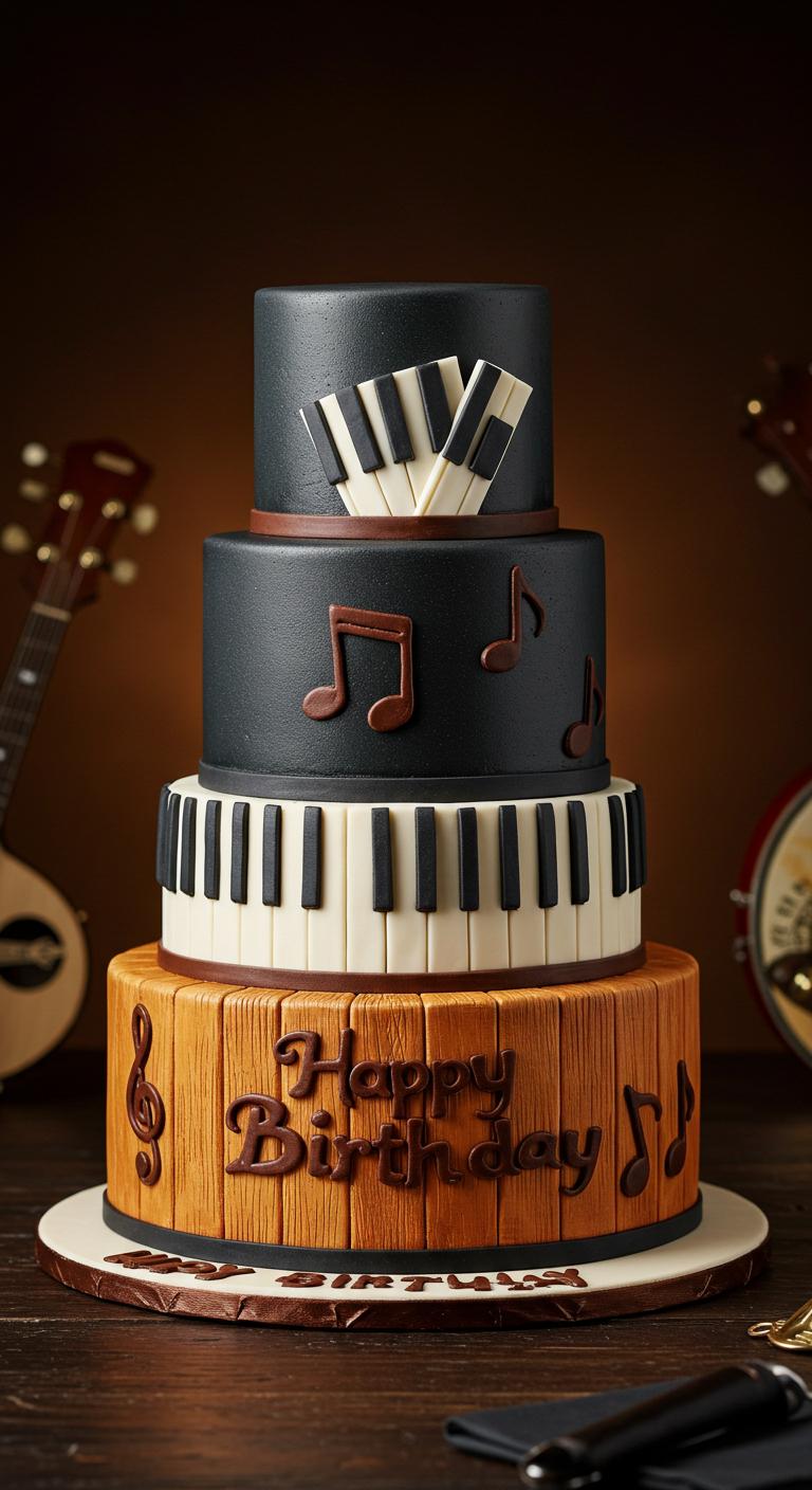 Grand Piano Music Lover's Cake Grand Piano Music Lover's Cake