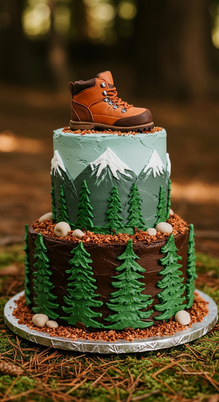 Adventure Awaits Hiking Boot Cake Adventure Awaits Hiking Boot Cake