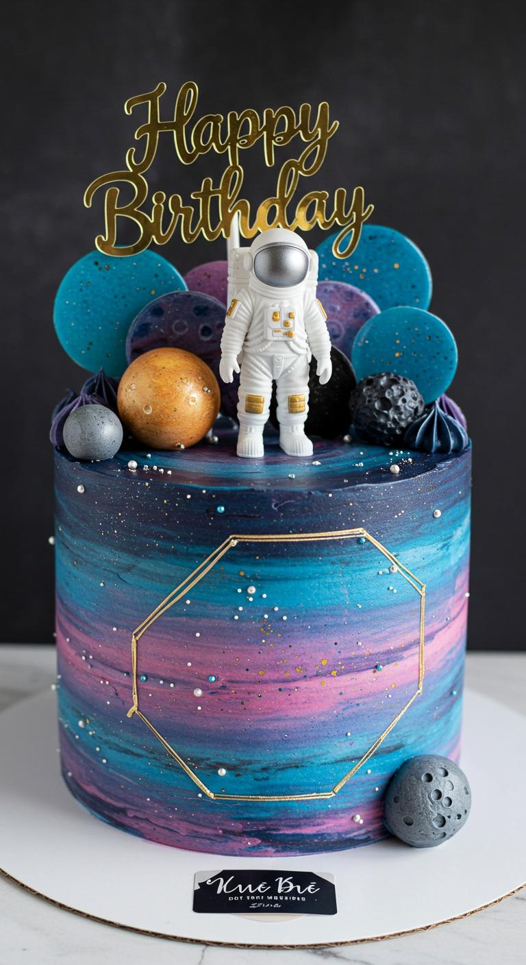 Cosmic Astronaut Galaxy Cake Cosmic Astronaut Galaxy Cake