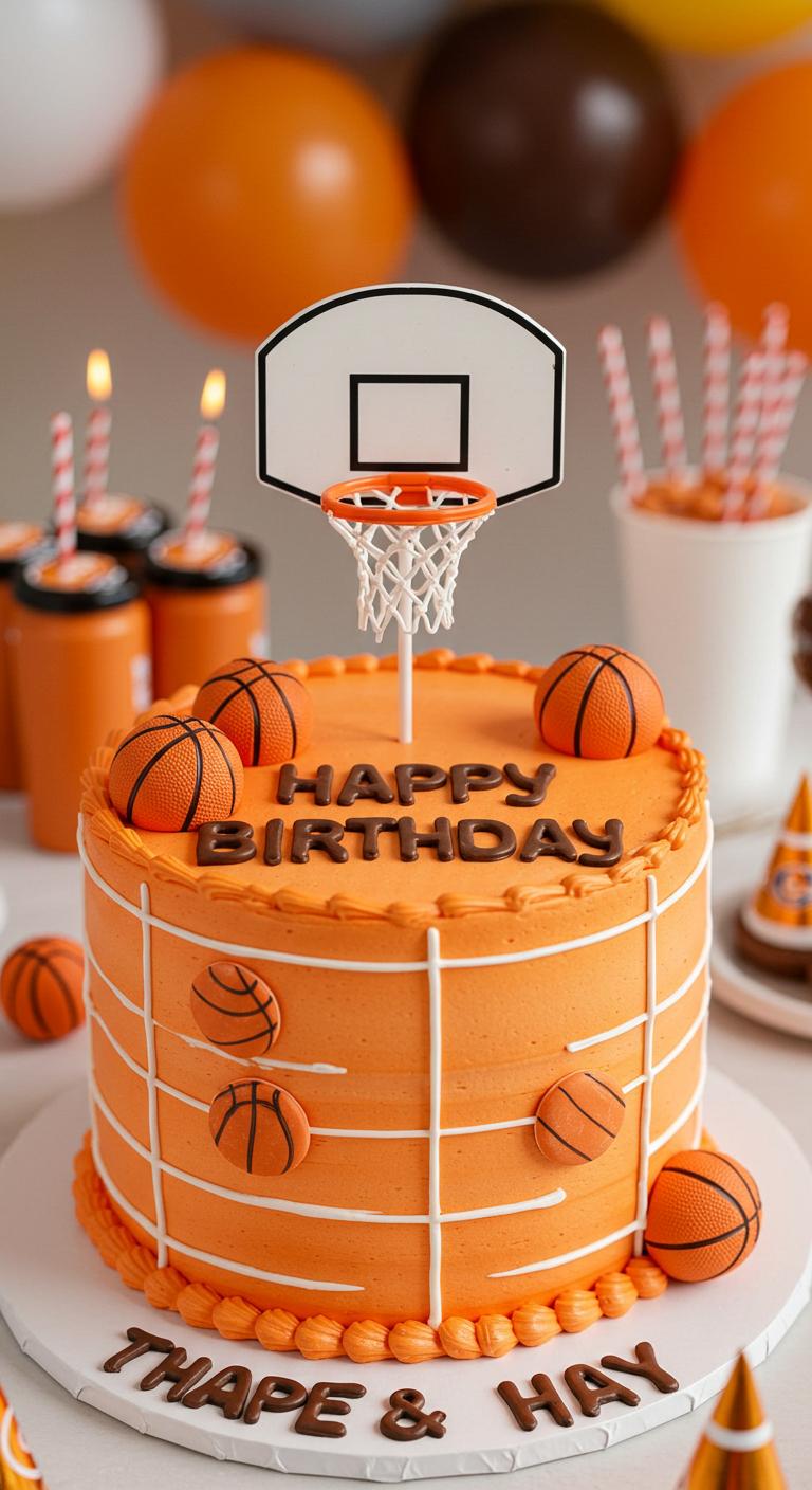 Double Team Basketball Cake Double Team Basketball Cake