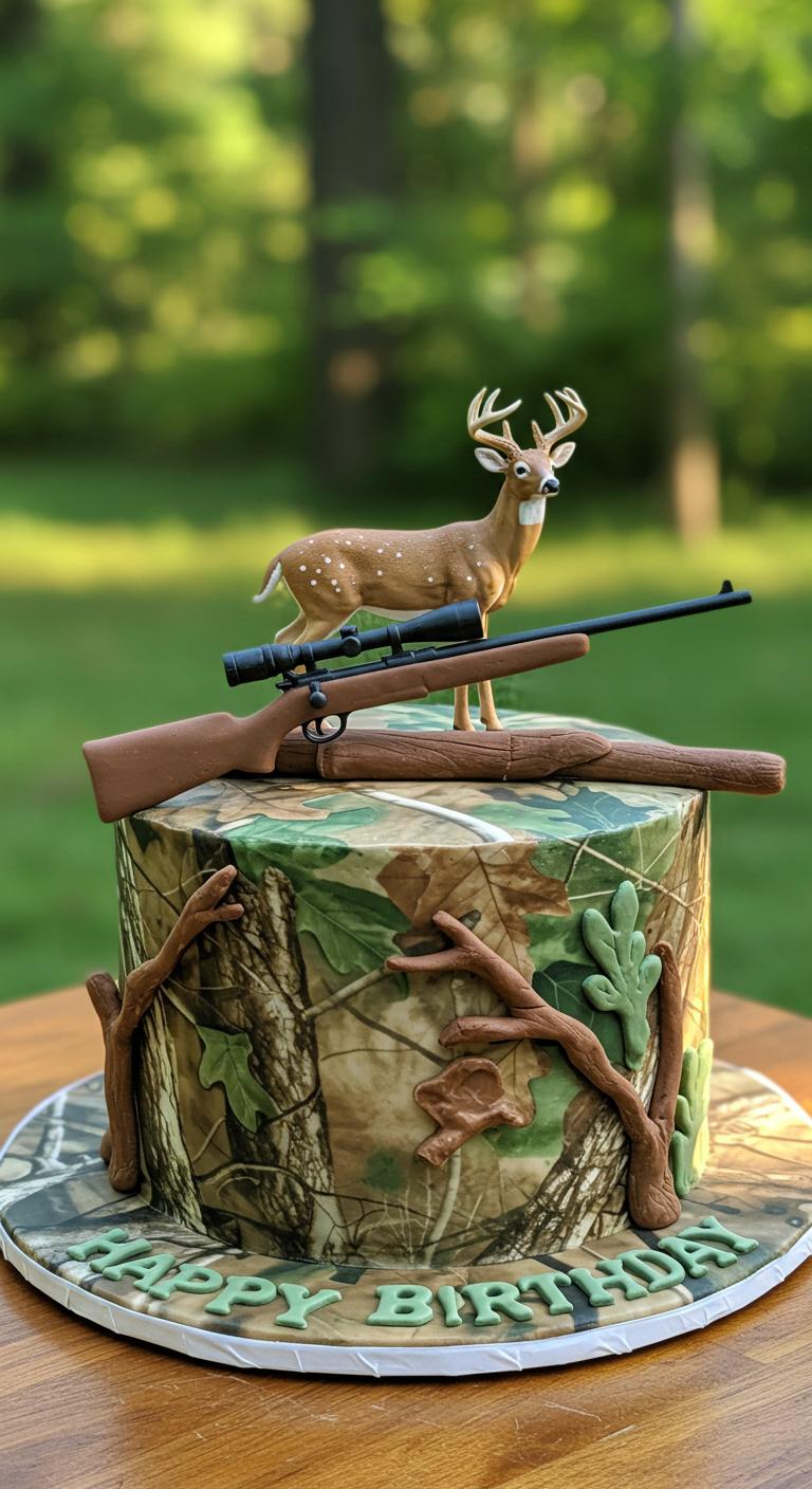 Hunter's Camouflage Deer Cake Hunter's Camouflage Deer Cake