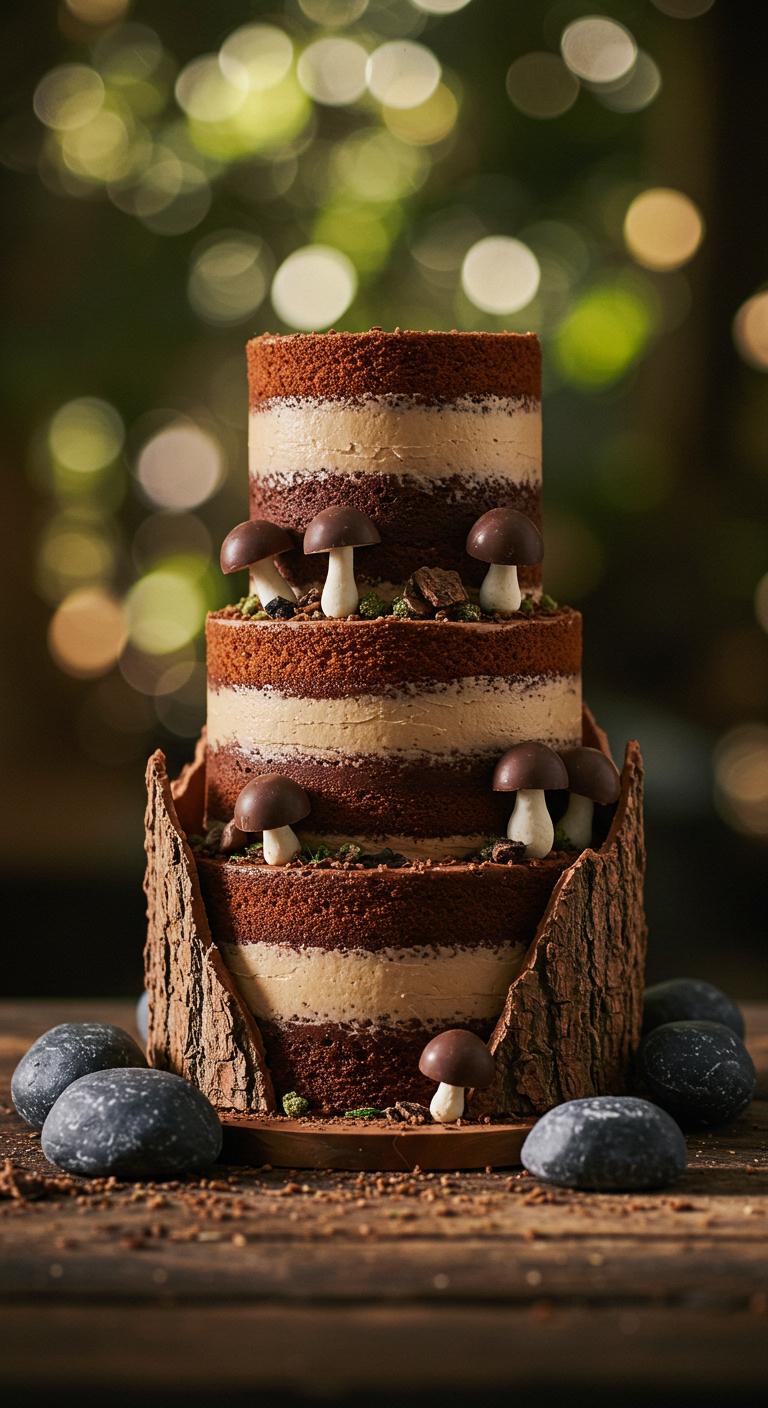 Enchanted Forest Mushroom Cake Enchanted Forest Mushroom Cake