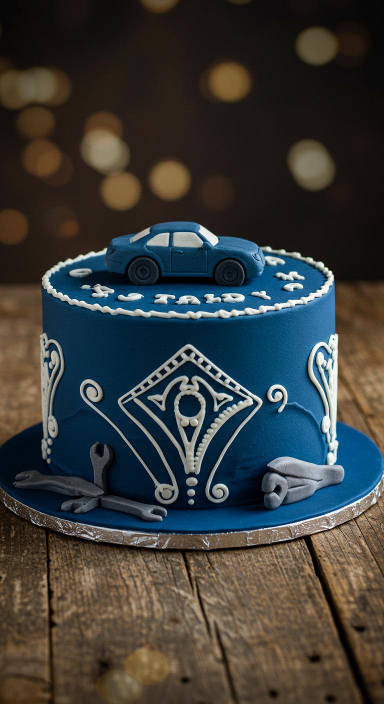 Mechanic's Dream Car Cake Mechanic's Dream Car Cake