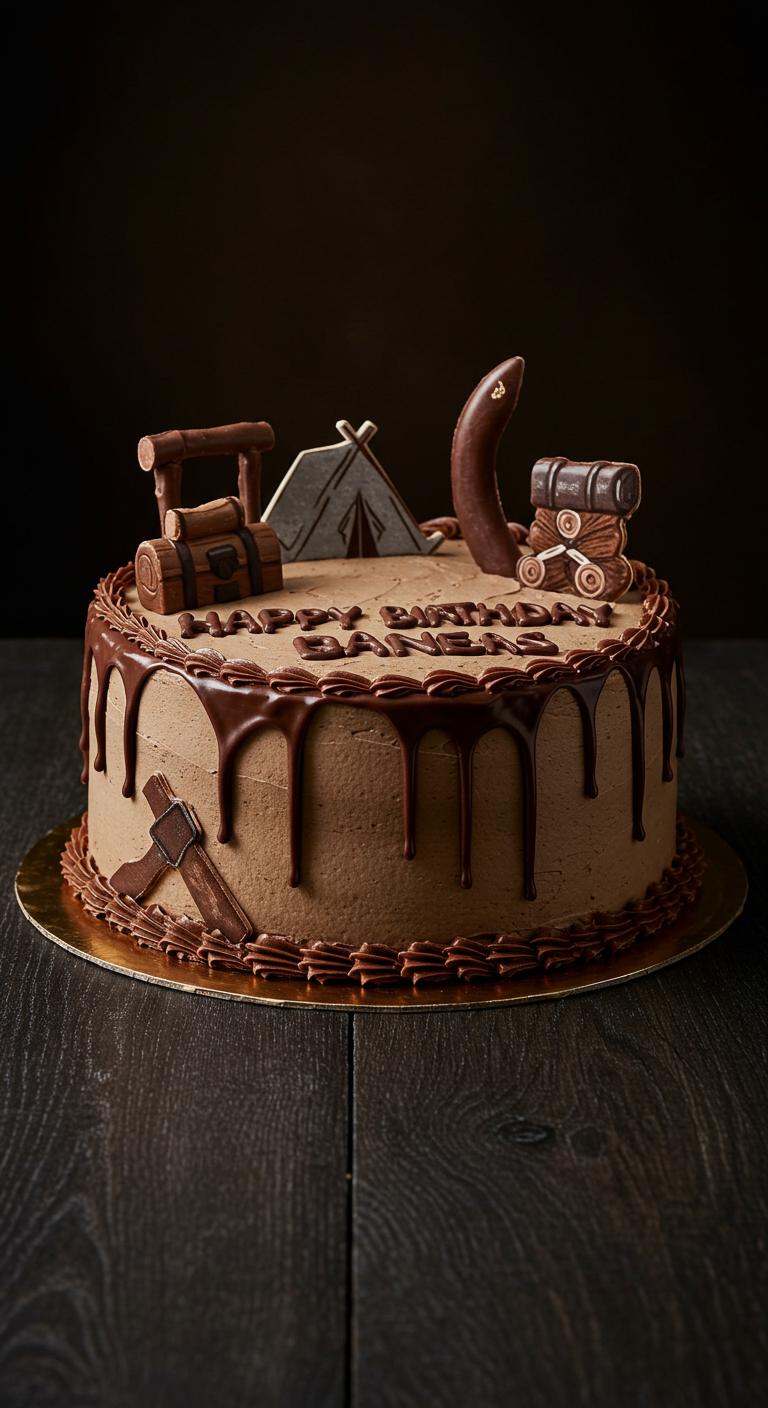 Adventurous Camper's Cake Adventurous Camper's Cake