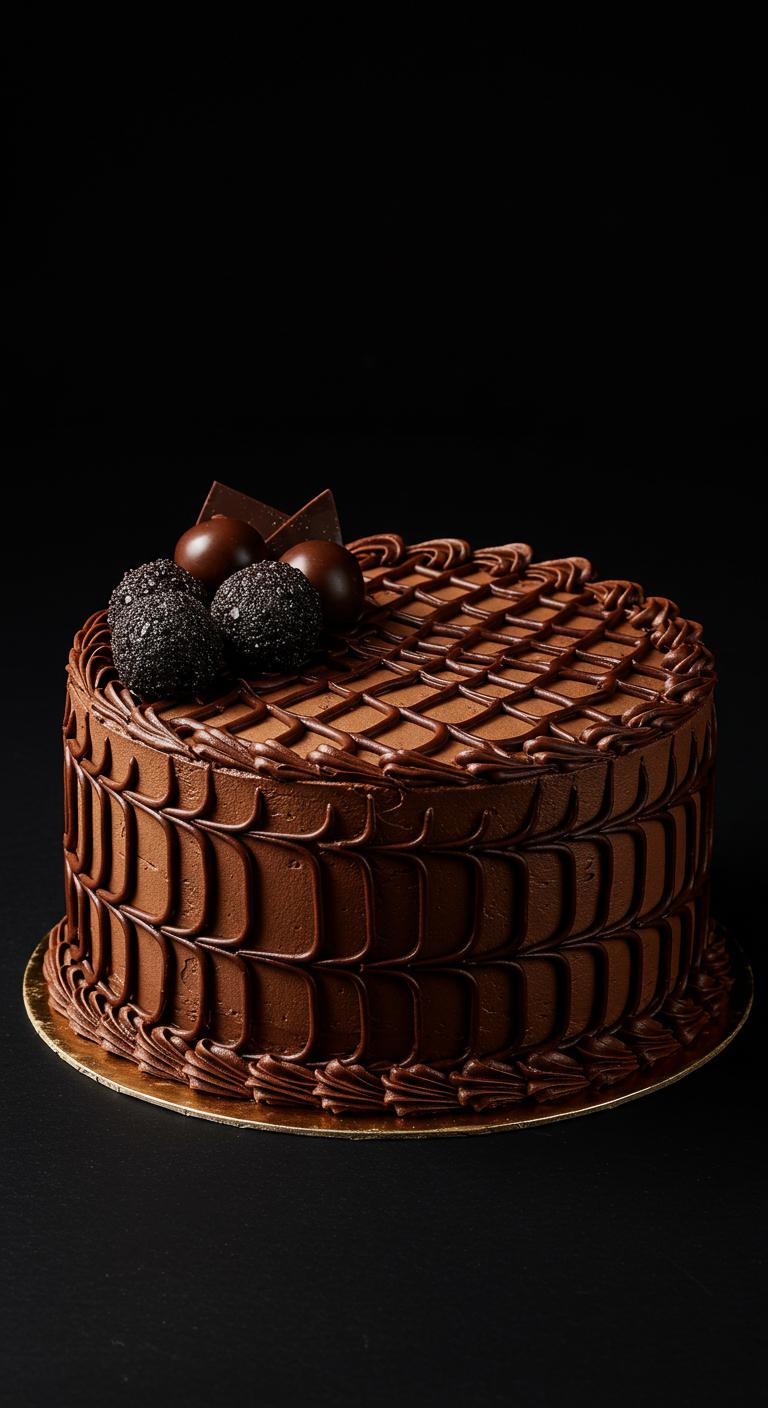Textured Chocolate Dream Cake Textured Chocolate Dream Cake