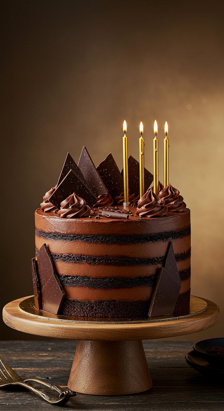 Sophisticated Chocolate Celebration Cake Sophisticated Chocolate Celebration Cake
