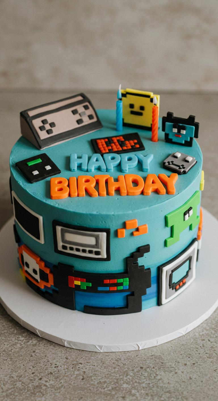Retro Gamer's Birthday Cake Retro Gamer's Birthday Cake