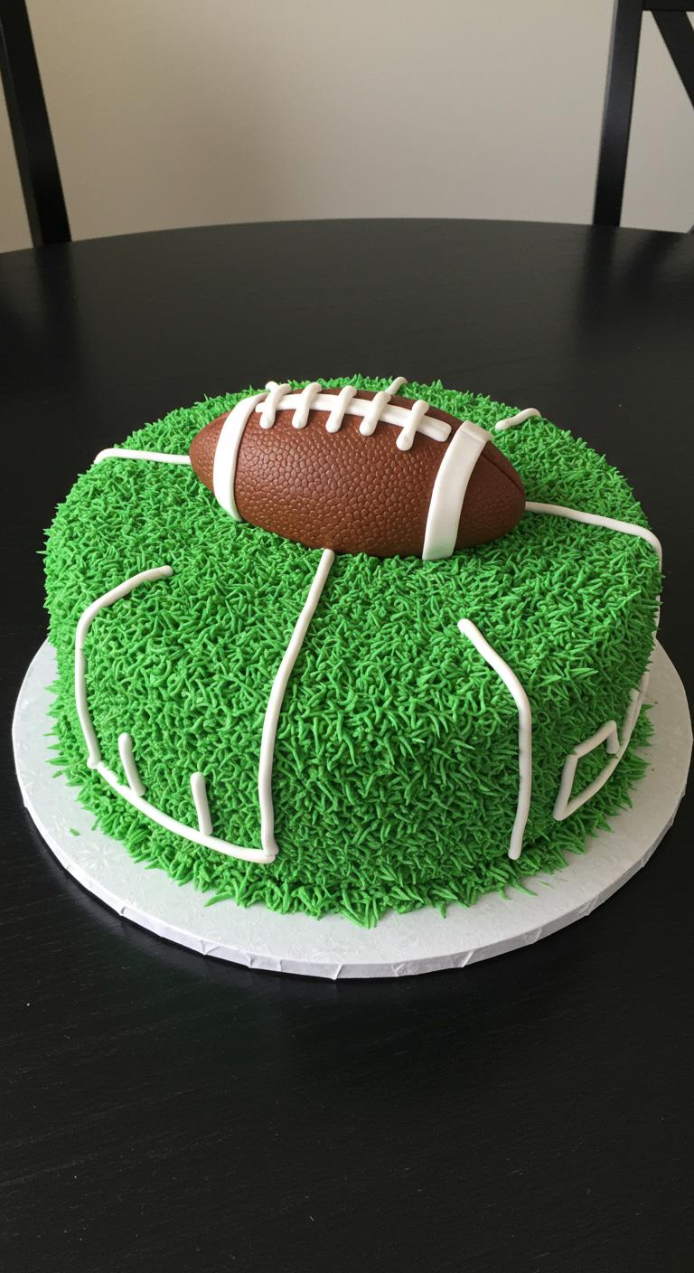 Football Field Cake Football Field Cake