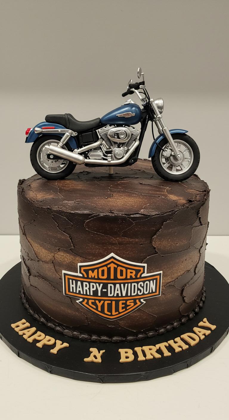 Harley Davidson Motorcycle Cake Harley Davidson Motorcycle Cake