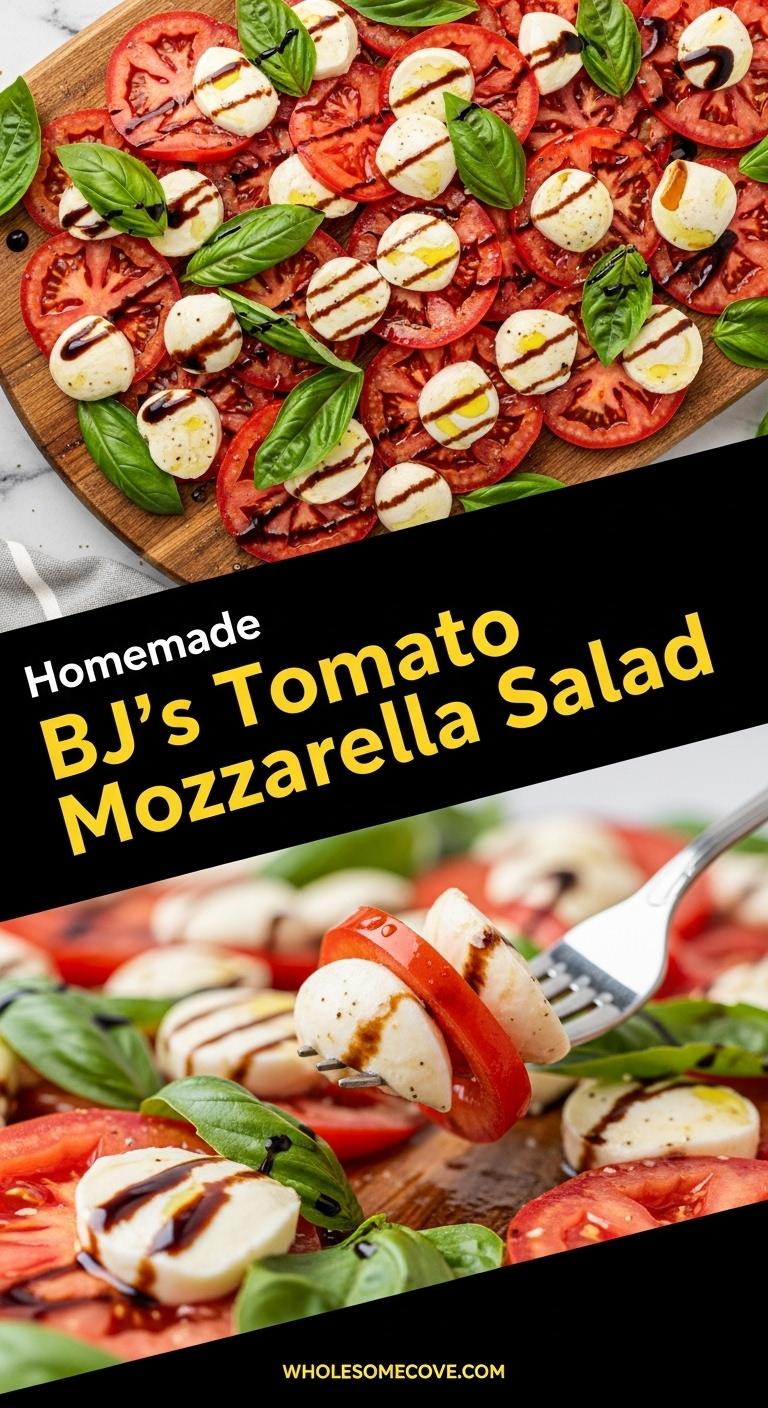Homemade BJ's Tomato Mozzarella Salad Recipe