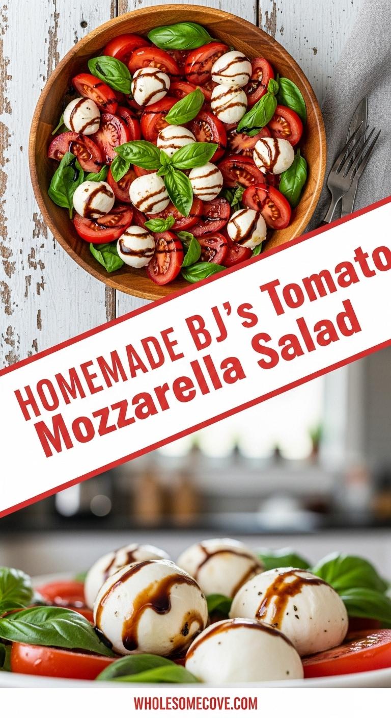 BJ's Tomato Mozzarella Salad Recipe - Fresh and Flavorful