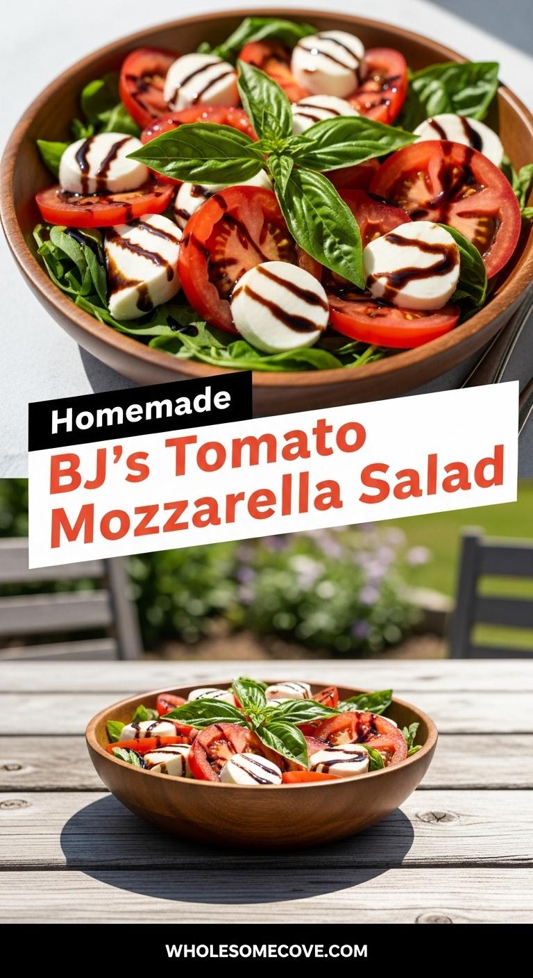 BJ's Tomato Mozzarella Salad Recipe - Easy Entertaining Dish