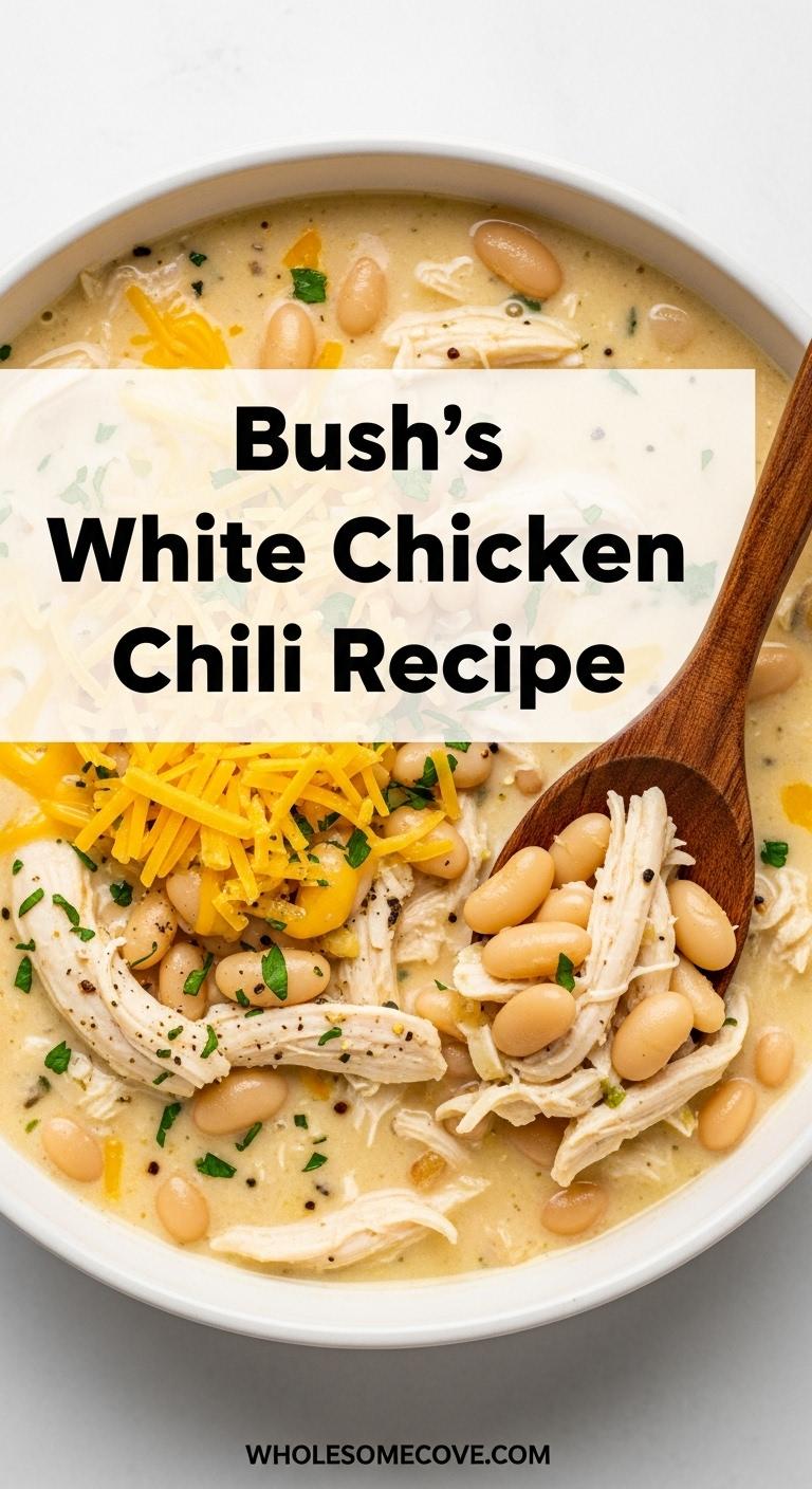 Bush's White Chicken Chili Recipe with Beans and Spices Bush's White Chicken Chili Recipe with Beans and Spices