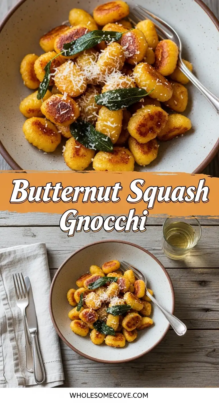 Butternut Squash Gnocchi Recipe | Cozy Vegetarian Dinner Idea