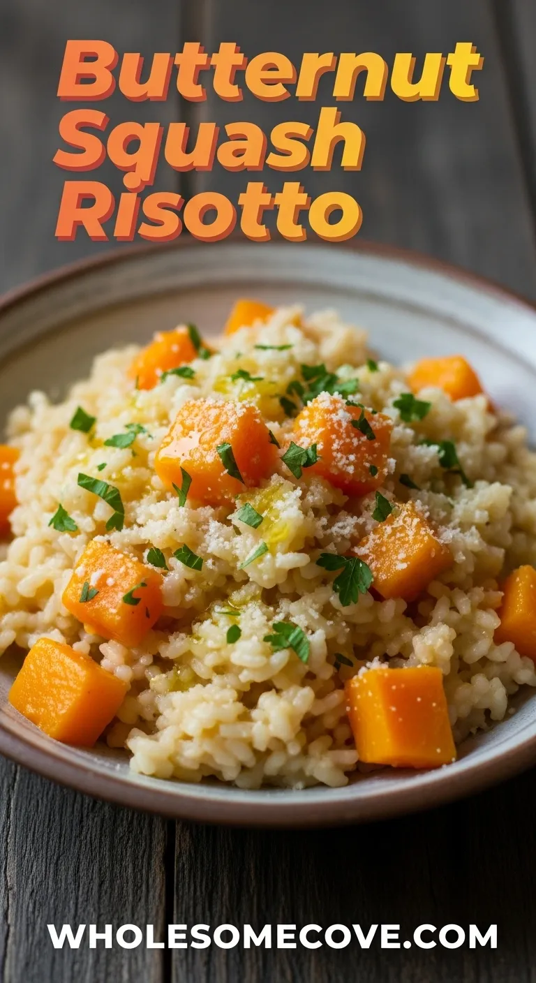 Healthy Butternut Squash Risotto Recipe | Light & Creamy Comfort