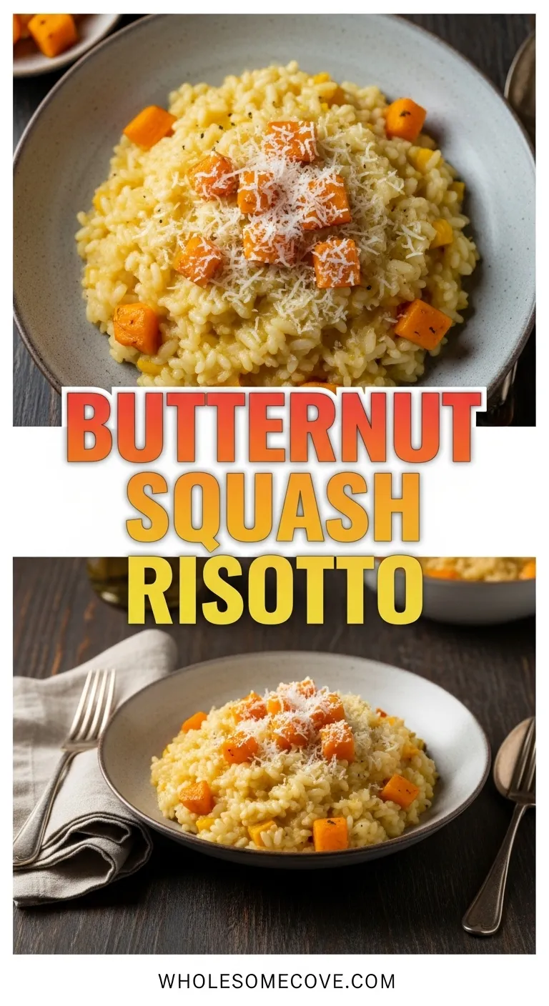 Roasted Butternut Squash Risotto Recipe | Cozy Autumn Dinner
