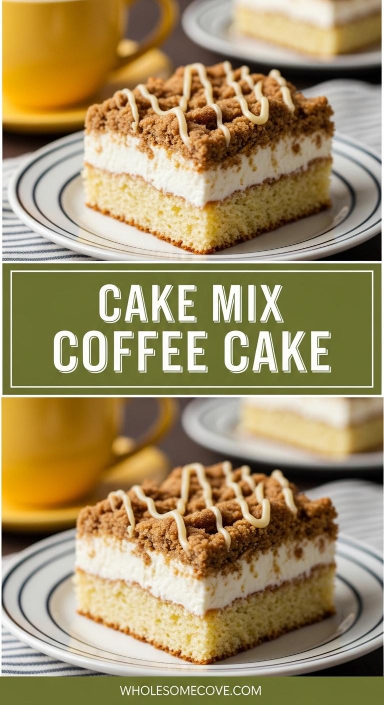 Cinnamon Coffee Cake Recipe Using Cake Mix in 30 Minutes Cinnamon Coffee Cake Recipe Using Cake Mix in 30 Minutes