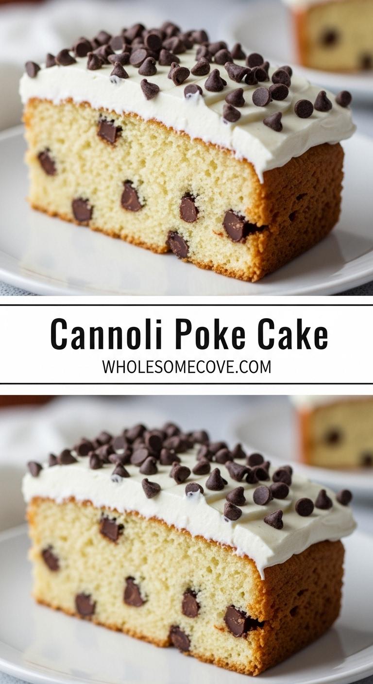 Cannoli Poke Cake Recipe for Holiday Baking Cannoli Poke Cake Recipe for Holiday Baking