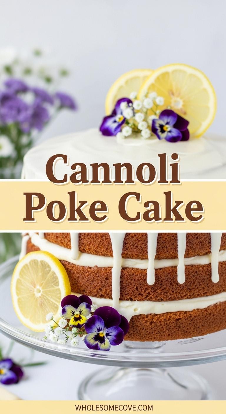 Cannoli Poke Cake Recipe Cannoli Poke Cake Recipe