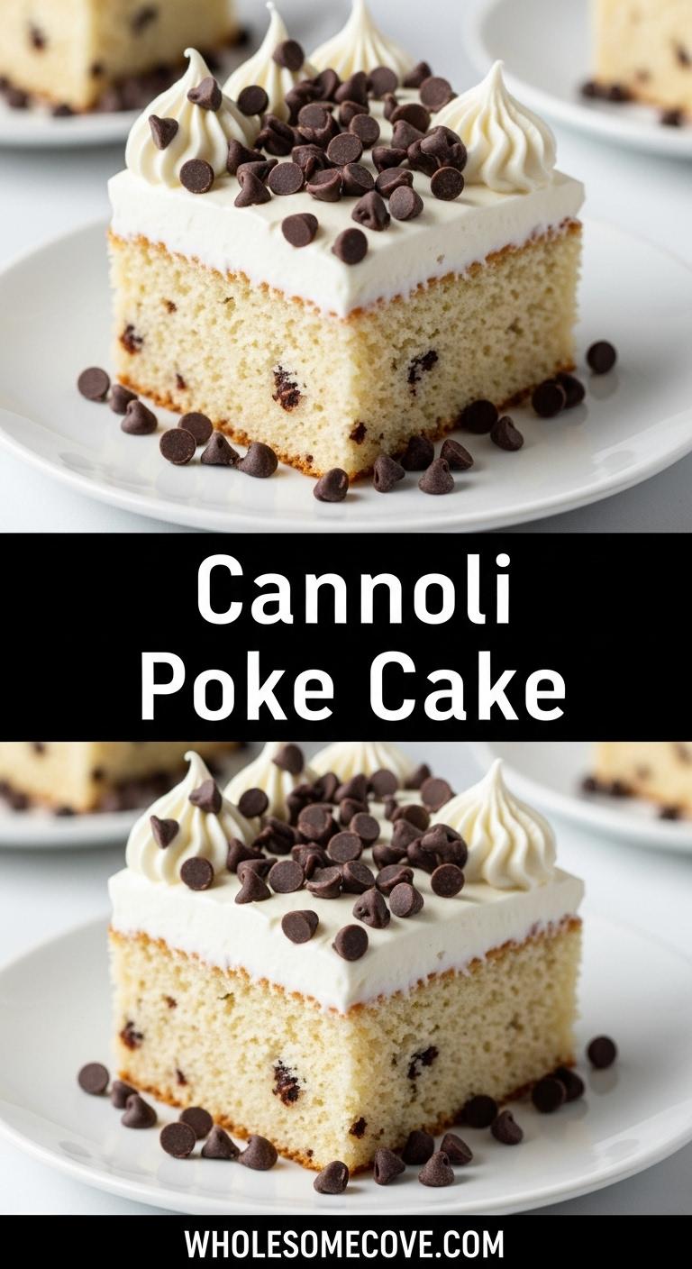 Cannoli Poke Cake Recipe Delicious Twist on Cannoli Cannoli Poke Cake Recipe Delicious Twist on Cannoli