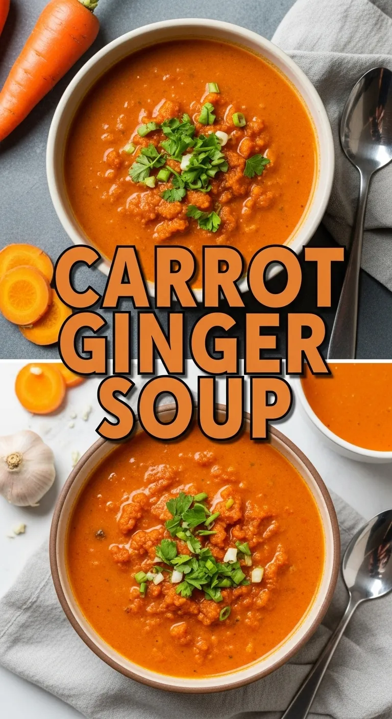 Carrot Ginger Soup Recipe | Family-Friendly & Kid Approved
