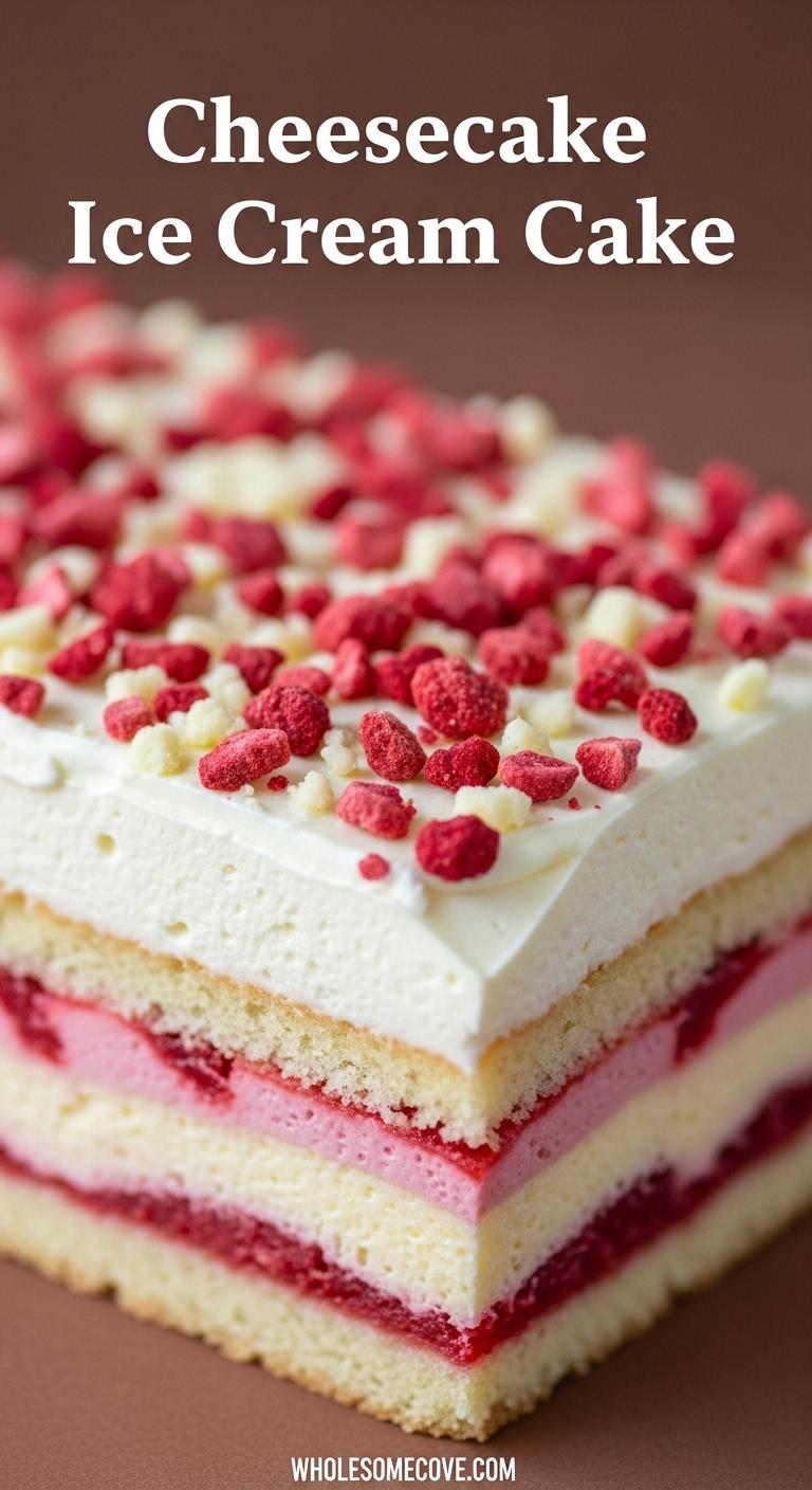 Simple Cheesecake Ice Cream Cake Recipe Anyone Can Make Simple Cheesecake Ice Cream Cake Recipe Anyone Can Make