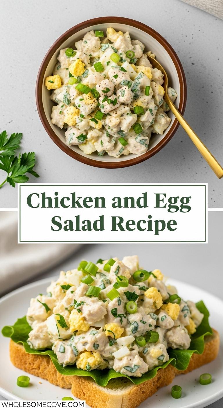 Chicken and Egg Salad Recipe - Lunchbox Friendly Chicken and Egg Salad Recipe - Lunchbox Friendly