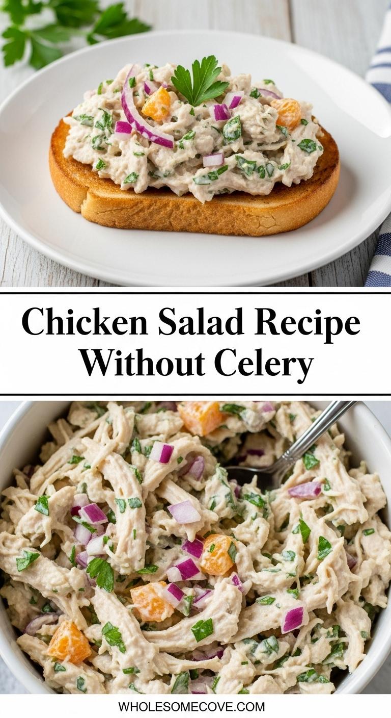 Chicken Salad Recipe Without Celery – Creamy & Delicious Chicken Salad Recipe Without Celery – Creamy & Delicious