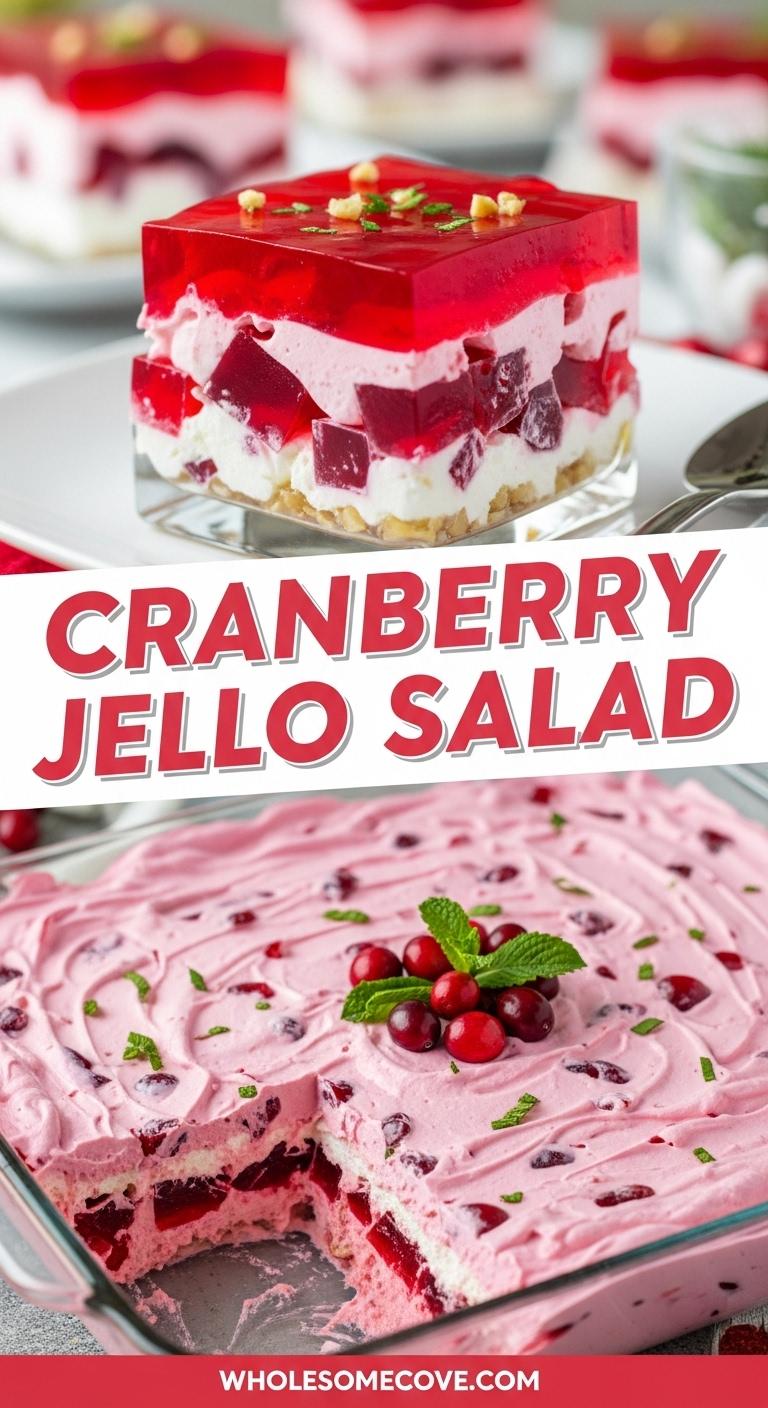 Cranberry Jello Salad Recipe – Perfect for Thanksgiving & Christmas Cranberry Jello Salad Recipe – Perfect for Thanksgiving & Christmas
