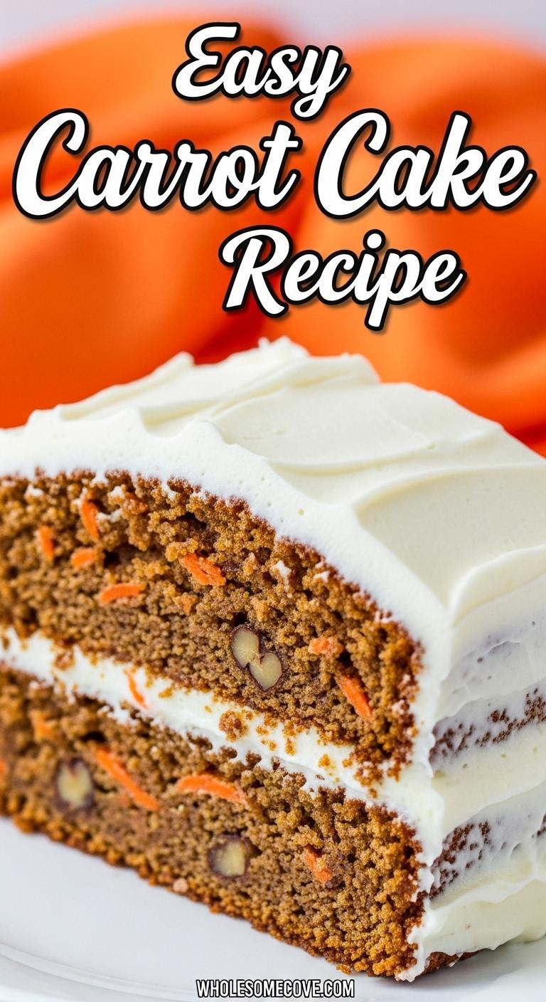 Easy Carrot Cake Recipe | Bakery-Style Dessert Made Simple Easy Carrot Cake Recipe | Bakery-Style Dessert Made Simple
