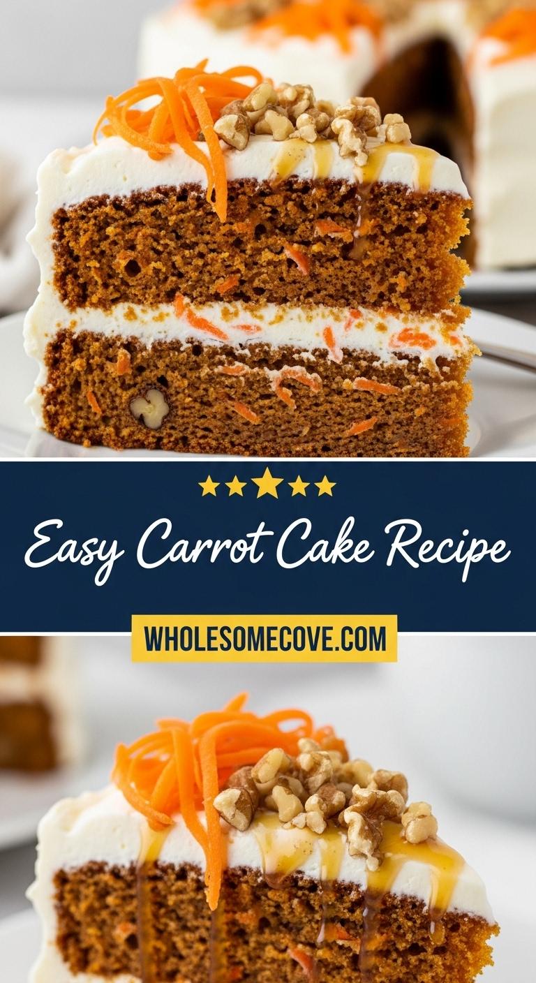 Easy Carrot Cake Recipe | Kid-Friendly Sweet Treat Easy Carrot Cake Recipe | Kid-Friendly Sweet Treat