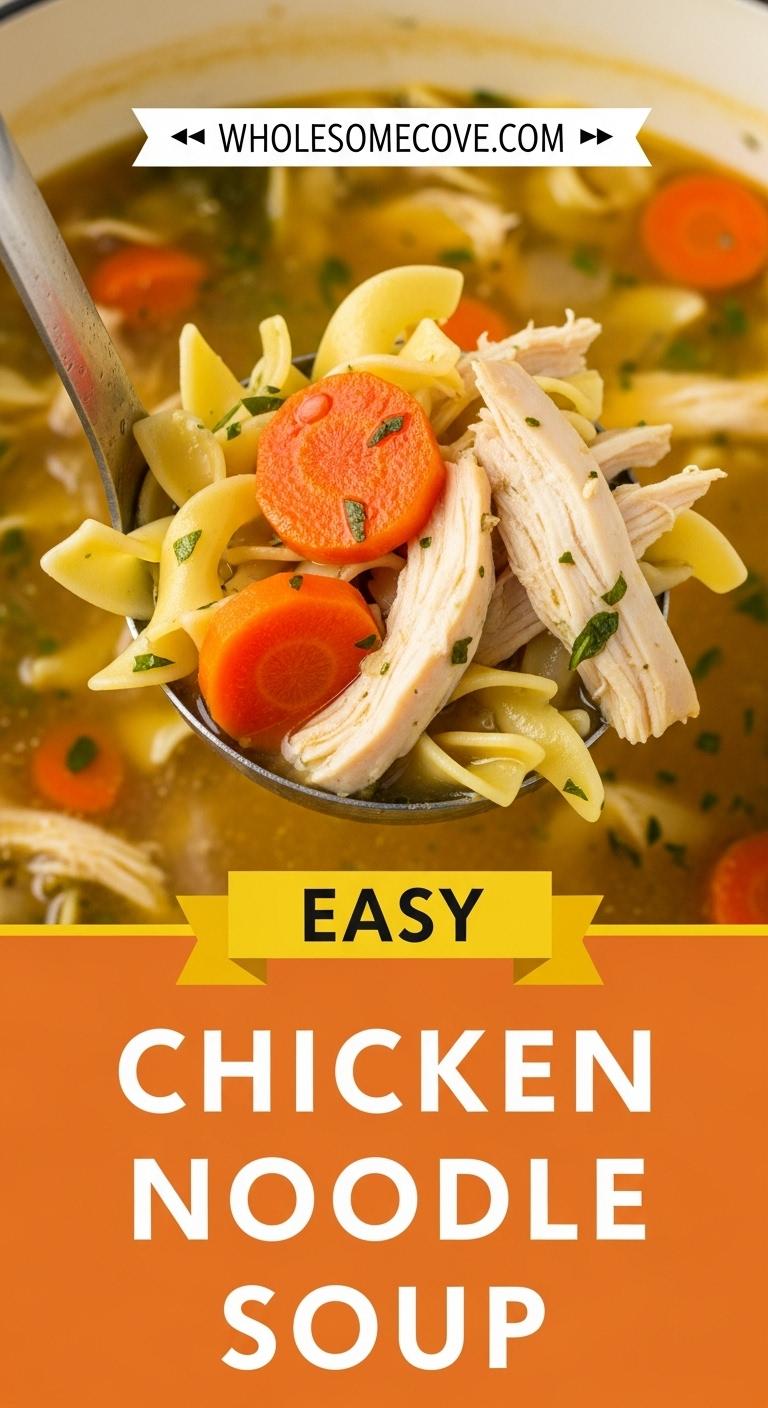 Easy Chicken Noodle Soup Recipe with Simple Ingredients Easy Chicken Noodle Soup Recipe with Simple Ingredients