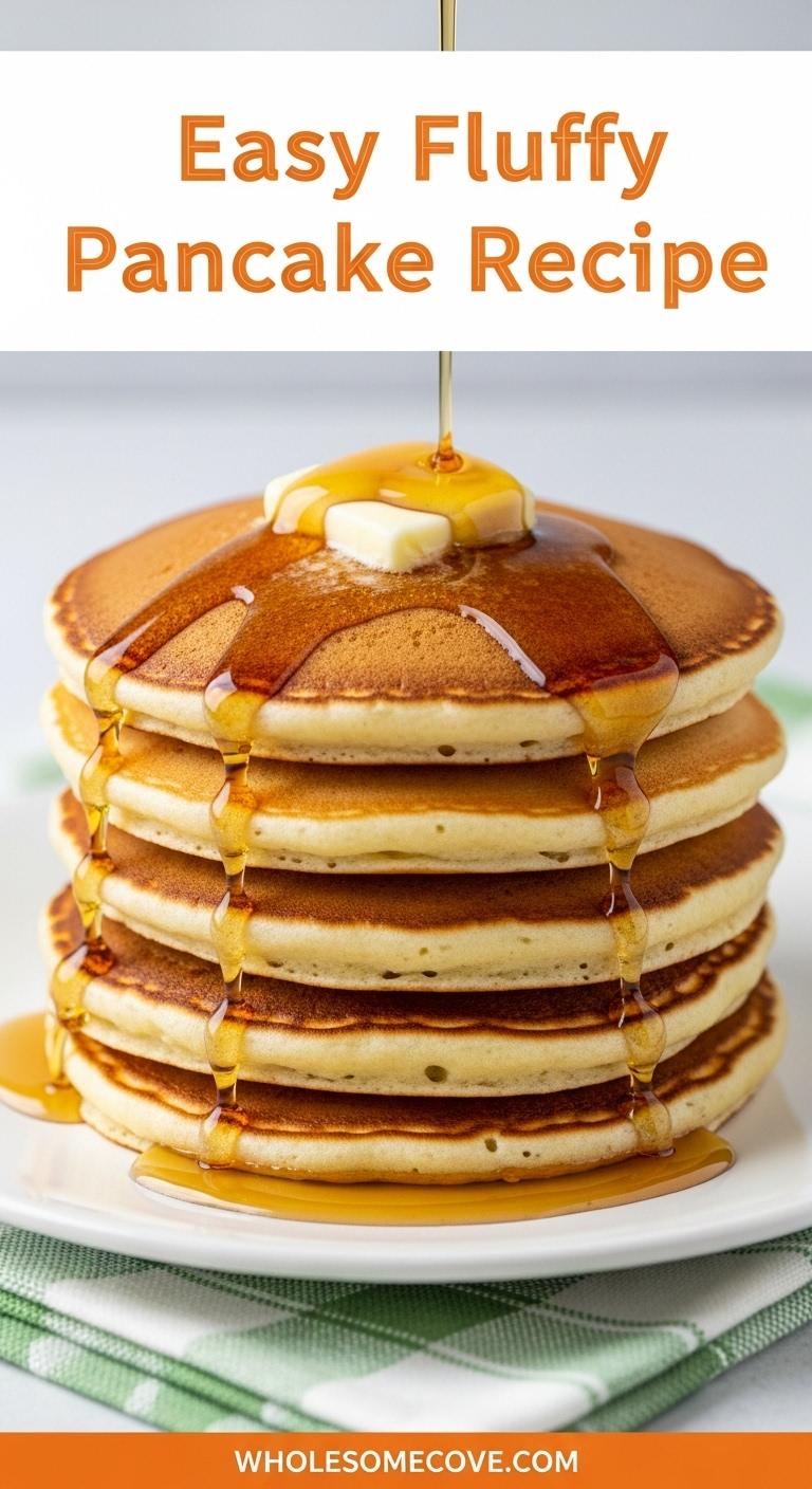 Easy Pancake Recipe - Breakfast for Dinner Fun Idea Easy Pancake Recipe - Breakfast for Dinner Fun Idea