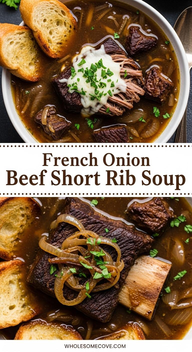 Simple French Onion Beef Short Rib Soup Recipe for Families Simple French Onion Beef Short Rib Soup Recipe for Families