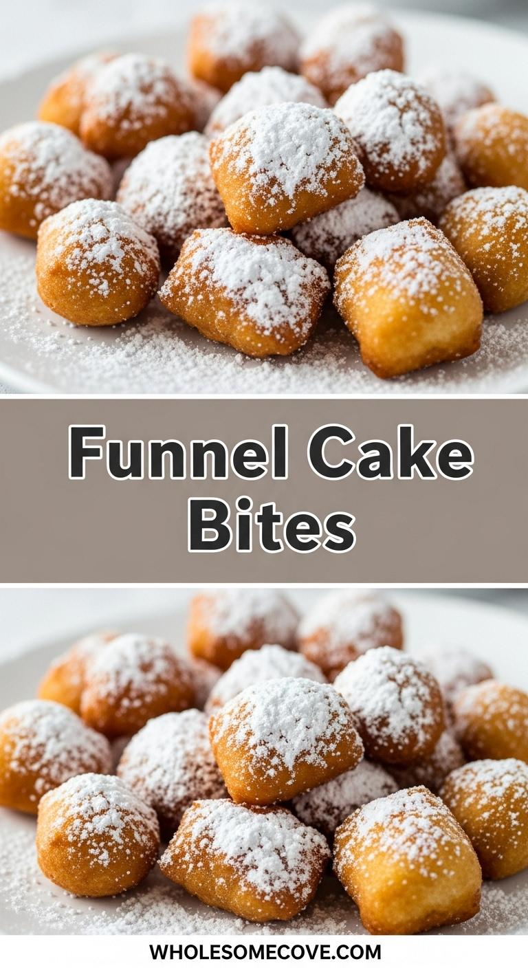 Funnel Cake Bites Recipe Funnel Cake Bites Recipe