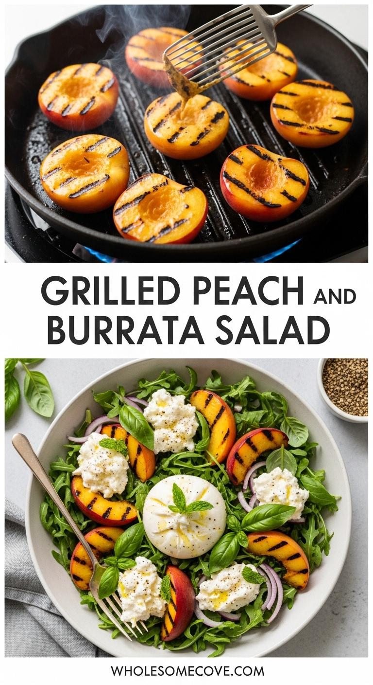 Grilled Peach and Burrata Salad Recipe – Salad Inspiration for Foodies Grilled Peach and Burrata Salad Recipe – Salad Inspiration for Foodies