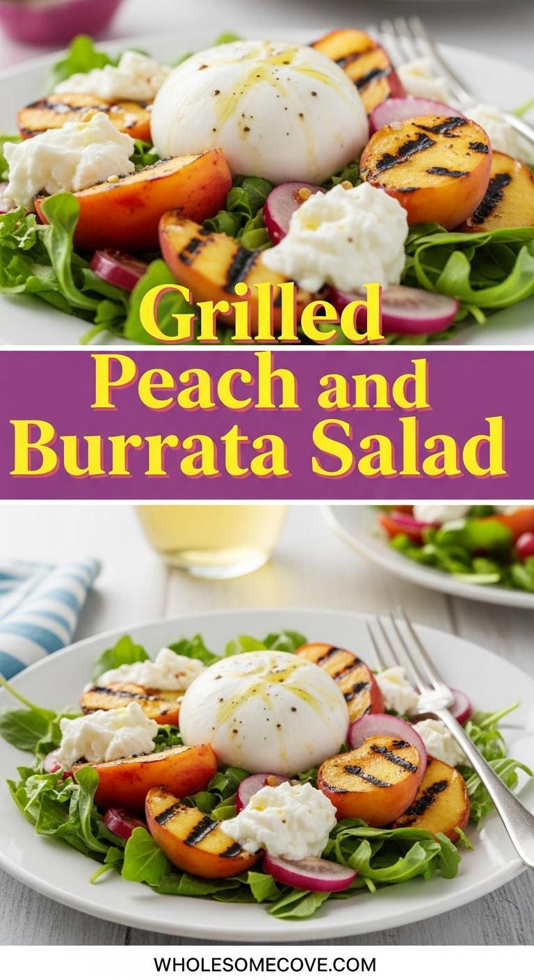 Grilled Peach and Burrata Salad Recipe – Gourmet Salad Ideas Grilled Peach and Burrata Salad Recipe – Gourmet Salad Ideas