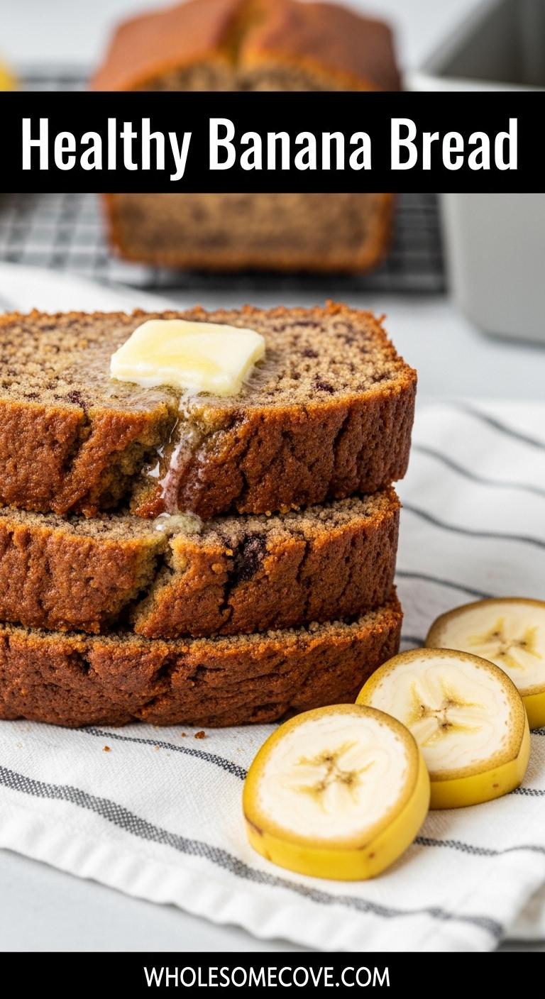 Healthy Banana Bread Recipe - Simple Homemade Goodness
